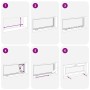 Basement window "RISOR" 60x40 cm tilt and turn with 3 glass panes by , Windows - Ref: Foro24-4108377, Price: 108,44 €, Discou...