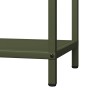 Leñero verde oliva 40x25x90 cm Acero laminado en frío de , Bolsas y soportes de leña - Ref: Foro24-864298, Precio: 41,85 €, D...