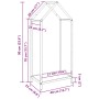 Olivengrüner Holzstapel 40x25x90 cm Kaltgewalzter Stahl von , Brennholztaschen und -halter - Ref: Foro24-864298, Preis: 41,85...