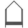 Black firewood rack 40x25x60 cm Cold rolled steel by , Firewood bags and holders - Ref: Foro24-864291, Price: 32,69 €, Discou...