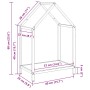 Schwarzer Holzträger 40x25x60 cm aus kaltgewalztem Stahl von , Brennholztaschen und -halter - Ref: Foro24-864291, Preis: 32,6...