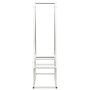 Weißer Holzstapel 80x25x90 cm Kaltgewalzter Stahl von , Brennholztaschen und -halter - Ref: Foro24-864316, Preis: 39,22 €, Ra...