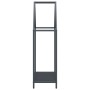 Leñero antracita 60x25x90 cm Acero laminado en frío by , Firewood bags and holders - Ref: Foro24-864309, Price: 40,29 €, Disc...