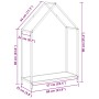 Leñero antracita 60x25x90 cm Acero laminado en frío by , Firewood bags and holders - Ref: Foro24-864309, Price: 40,29 €, Disc...