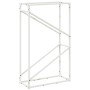 Leñero blanco 60x25x100 cm Acero laminado en frío von , Brennholztaschen und -halter - Ref: Foro24-864328, Preis: 43,00 €, Ra...