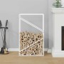 Leñero blanco 60x25x100 cm Acero laminado en frío von , Brennholztaschen und -halter - Ref: Foro24-864328, Preis: 43,00 €, Ra...
