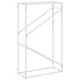 Leñero blanco 60x25x100 cm Acero laminado en frío von , Brennholztaschen und -halter - Ref: Foro24-864328, Preis: 43,00 €, Ra...