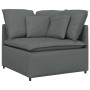 Sofá modular con cojines de tela gris oscuro by , Sofas - Ref: Foro24-3321268, Price: 533,11 €, Discount: %