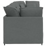 Sofá modular con cojines de tela gris oscuro by , Sofas - Ref: Foro24-3321268, Price: 533,11 €, Discount: %