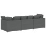 Sofá modular con cojines de tela gris oscuro by , Sofas - Ref: Foro24-3321268, Price: 533,11 €, Discount: %