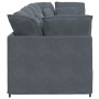 Sofá modular con cojines terciopelo gris oscuro de , Sofás - Ref: Foro24-3321280, Precio: 551,94 €