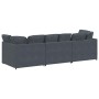 Sofá modular con cojines terciopelo gris oscuro by , Sofas - Ref: Foro24-3321280, Price: 553,31 €, Discount: %