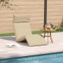 Tumbona plegable beige 175x54x8,5 cm Tejido Oxford de , Tumbonas - Ref: Foro24-4019749, Precio: 109,69 €, Descuento: %