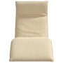 Tumbona plegable beige 175x54x8,5 cm Tejido Oxford de , Tumbonas - Ref: Foro24-4019749, Precio: 109,69 €, Descuento: %