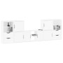 Muebles de TV 5 uds. con almacenaje "ODDA" blanco madera pino von , TV-Möbel - Ref: Foro24-3365375, Preis: 288,06 €, Rabatt: %