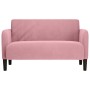 Sofá Loveseat terciopelo rosa 109 cm by , Sofas - Ref: Foro24-4100590, Price: 167,77 €, Discount: %