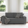 Sofá Loveseat gris oscuro 140 cm tejido de pana by , Sofas - Ref: Foro24-4105201, Price: 233,22 €, Discount: %