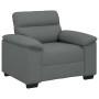 Dark Gray Fabric Sofa Armchair 60 cm by , Sofas - Ref: Foro24-4105288, Price: 168,53 €, Discount: %