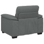 Dark Gray Fabric Sofa Armchair 60 cm by , Sofas - Ref: Foro24-4105288, Price: 168,53 €, Discount: %