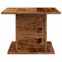 Aged engineered wood coffee table 55.5x55.5x40 cm by , Coffee table - Ref: Foro24-856808, Price: 40,74 €, Discount: %
