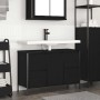 Bathroom vanity unit with black oak drawers 90x34.5x60 cm by , bathroom vanities - Ref: Foro24-861887, Price: 103,21 €, Disco...