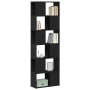 Bücherregal/Bibliothek Paravent Eiche Schwarz 60x24x186 cm von , Bücherregale und Regale - Ref: Foro24-862078, Preis: 92,17 €...
