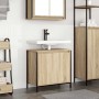 Mueble de baño con lavabo roble Sonoma 60x34,5x60 cm von , Badezimmerwaschtische - Ref: Foro24-861893, Preis: 60,81 €, Rabatt: %