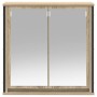 Mueble de baño de pared con espejo roble Sonoma 60x21x60 cm von , Badezimmerwaschtische - Ref: Foro24-861898, Preis: 66,68 €,...