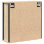 Mueble de baño de pared con espejo roble Sonoma 60x21x60 cm von , Badezimmerwaschtische - Ref: Foro24-861898, Preis: 66,68 €,...