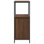 Mueble de baño con estantes roble marrón 36x35x95 cm by , bathroom vanities - Ref: Foro24-861916, Price: 52,59 €, Discount: %