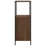 Mueble de baño con estantes roble marrón 36x35x95 cm by , bathroom vanities - Ref: Foro24-861916, Price: 52,59 €, Discount: %