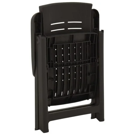 Reclining garden chairs 2 units anthracite gray plastic by vidaXL, Garden chairs - Ref: Foro24-315831, Price: 156,01 €, Disco...