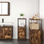 Mueble de baño con estantes roble ahumado 36x35x95 cm von , Badezimmerwaschtische - Ref: Foro24-861914, Preis: 51,20 €, Rabat...