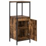 Mueble de baño con estantes roble ahumado 36x35x95 cm von , Badezimmerwaschtische - Ref: Foro24-861914, Preis: 51,20 €, Rabat...