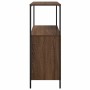 Mueble de baño con estantes roble marrón 76,5x35x95 cm by , bathroom vanities - Ref: Foro24-861921, Price: 79,22 €, Discount: %
