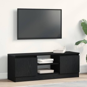 TV-Möbel aus schwarzem Eichenholz 102x30x36 cm von , TV-Möbel - Ref: Foro24-862433, Preis: 67,51 €, Rabatt: %