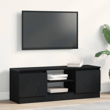 TV-Möbel aus schwarzem Eichenholz 102x30x36 cm von , TV-Möbel - Ref: Foro24-862433, Preis: 67,51 €, Rabatt: %
