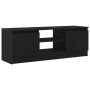 TV-Möbel aus schwarzem Eichenholz 102x30x36 cm von , TV-Möbel - Ref: Foro24-862433, Preis: 67,51 €, Rabatt: %
