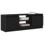 TV-Möbel aus schwarzem Eichenholz 102x30x36 cm von , TV-Möbel - Ref: Foro24-862433, Preis: 67,51 €, Rabatt: %