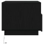 LED-Couchtisch in Schwarz-Eiche mit den Maßen 50x49x40 cm. von , Couchtisch - Ref: Foro24-862253, Preis: 79,53 €, Rabatt: %