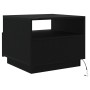 LED-Couchtisch in Schwarz-Eiche mit den Maßen 50x49x40 cm. von , Couchtisch - Ref: Foro24-862253, Preis: 79,53 €, Rabatt: %