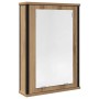Handgefertigtes Badezimmermöbel mit Eichenspiegel 42x12x60 cm. von , Badezimmerwaschtische - Ref: Foro24-862230, Preis: 46,36...