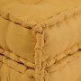 Yellow fabric modular pouf 70x70x54 by , Cushions for chairs and sofas - Ref: Foro24-4019038, Price: 136,32 €, Discount: %