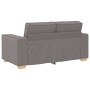 Juego de sofás con cojines 2 piezas tela gris taupe by , Sofas - Ref: Foro24-3324697, Price: 473,65 €, Discount: %