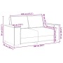 Juego de sofás con cojines 2 piezas tela gris taupe by , Sofas - Ref: Foro24-3324697, Price: 473,65 €, Discount: %