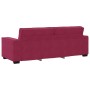 Juego de sofás con cojines 2 piezas terciopelo rojo tinto von , Sofas - Ref: Foro24-3324704, Preis: 464,86 €, Rabatt: %