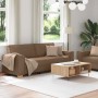 Juego de sofás con cojines 2 piezas tela marrón by , Sofas - Ref: Foro24-3324695, Price: 473,65 €, Discount: %