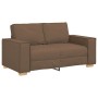 Juego de sofás con cojines 2 piezas tela marrón by , Sofas - Ref: Foro24-3324695, Price: 473,65 €, Discount: %
