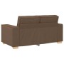 Juego de sofás con cojines 2 piezas tela marrón by , Sofas - Ref: Foro24-3324695, Price: 473,65 €, Discount: %