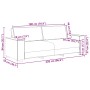 Juego de sofás con cojines 2 piezas tela marrón by , Sofas - Ref: Foro24-3324695, Price: 473,65 €, Discount: %
